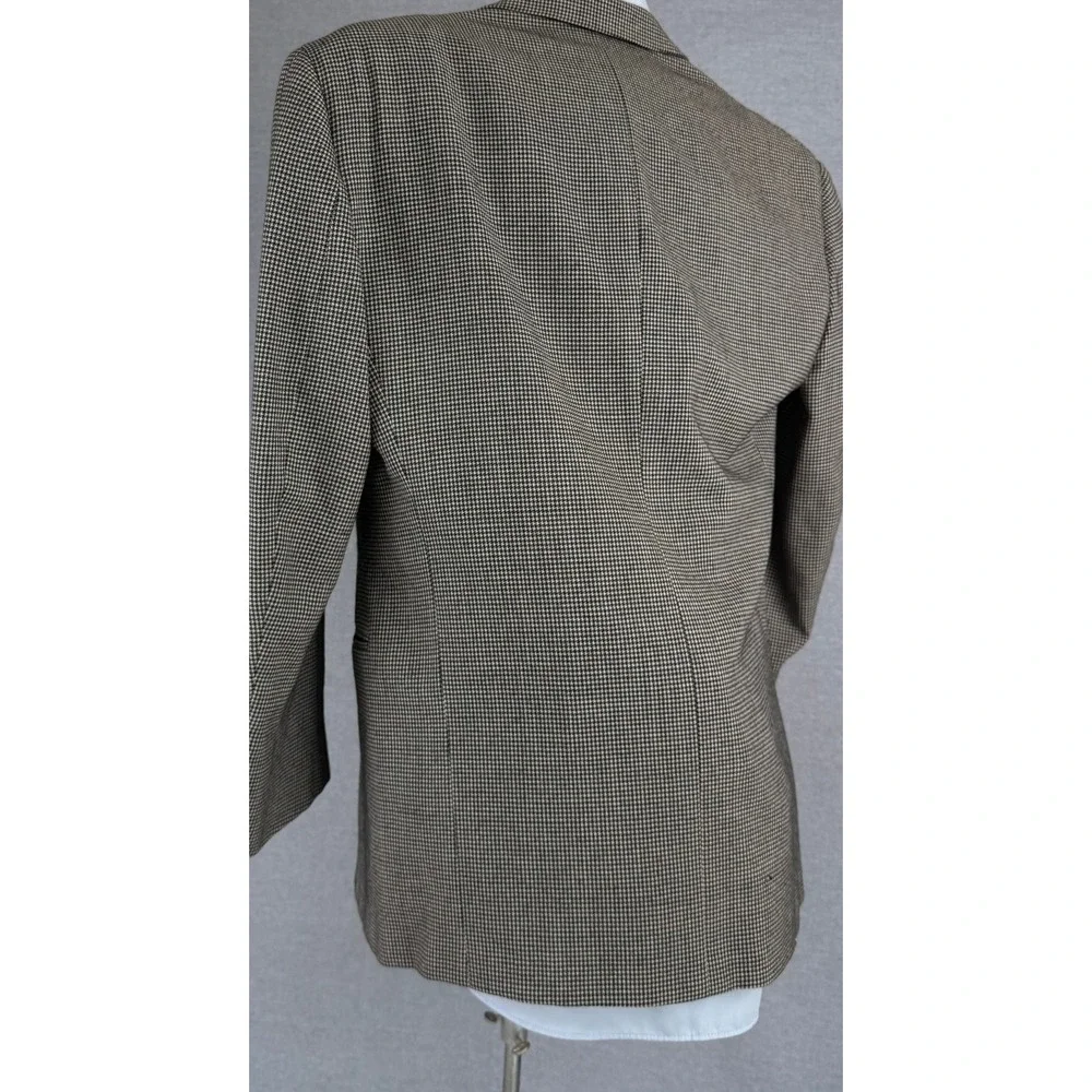 Polo Ralph Lauren Mens 41R‎ Brown Houndstooth Blazer Sport Coat USA Made